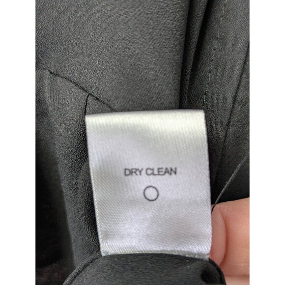 MAJORELLE Black Floral Red Rose Dress Ruffles Romantic Hi Low Flowy Gown Small - Picture 16 of 16